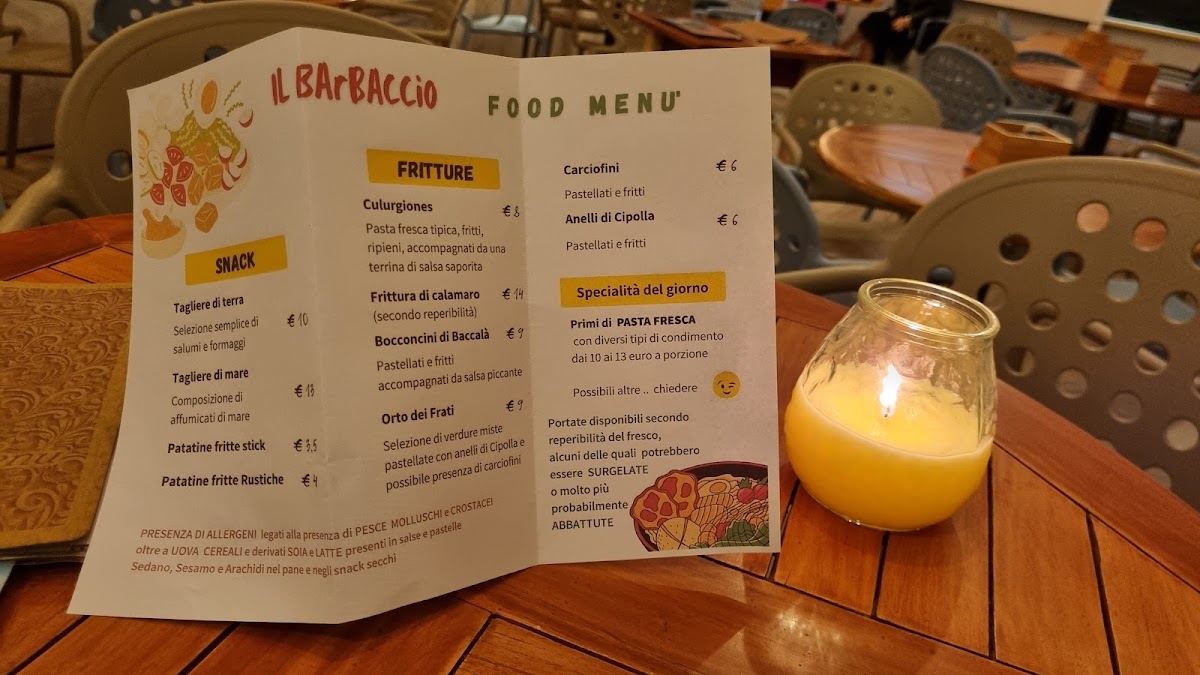 Il Barbaccio Photo Menu 2