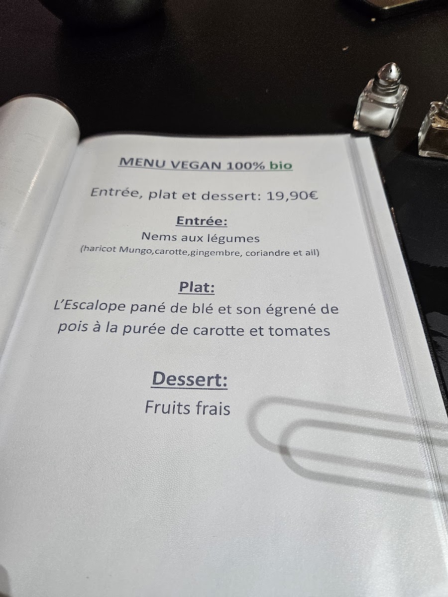 Le Virage Photo Menu 1