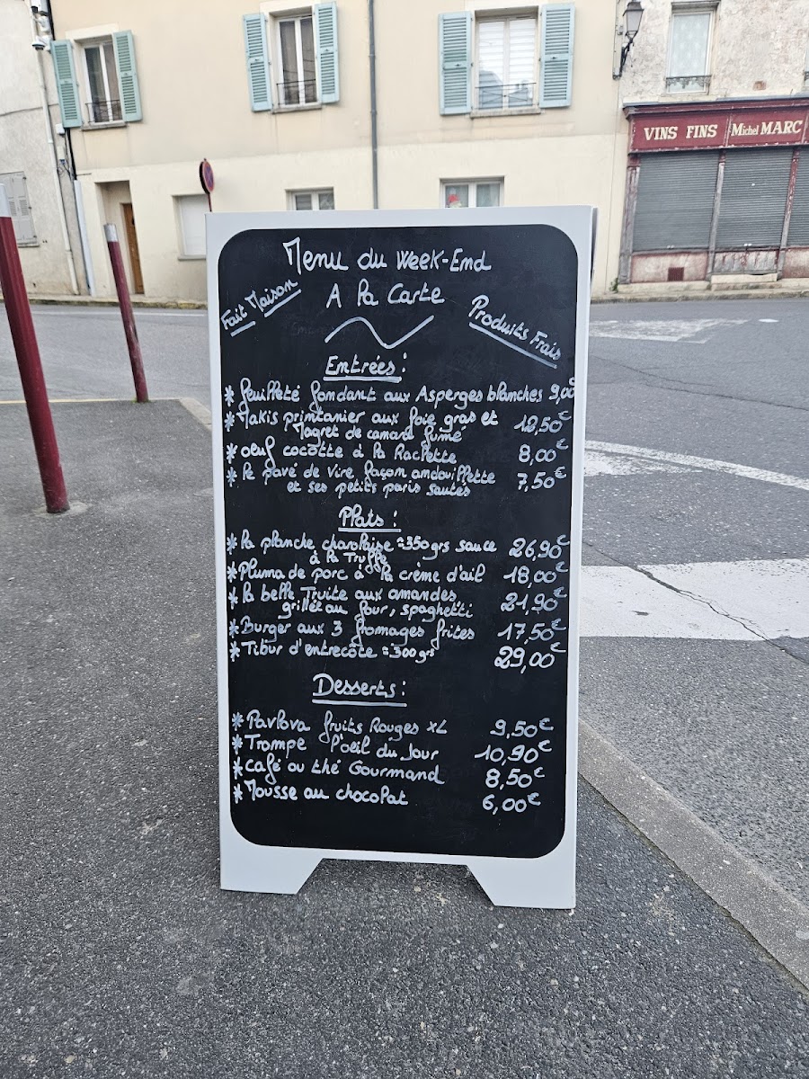 Le Virage Photo Menu 2