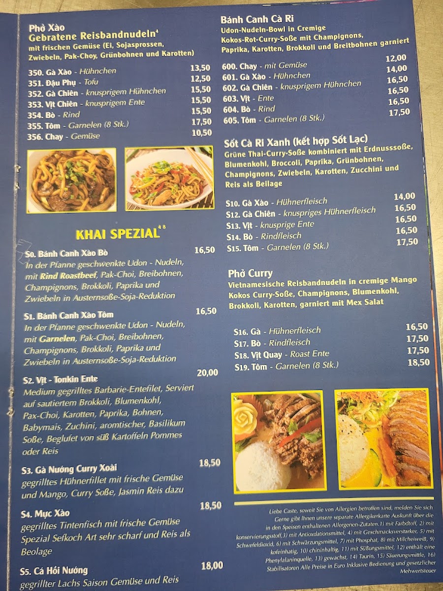 Khai Tonkin Authentic Vietnamese Restaurant Photo Menu 1