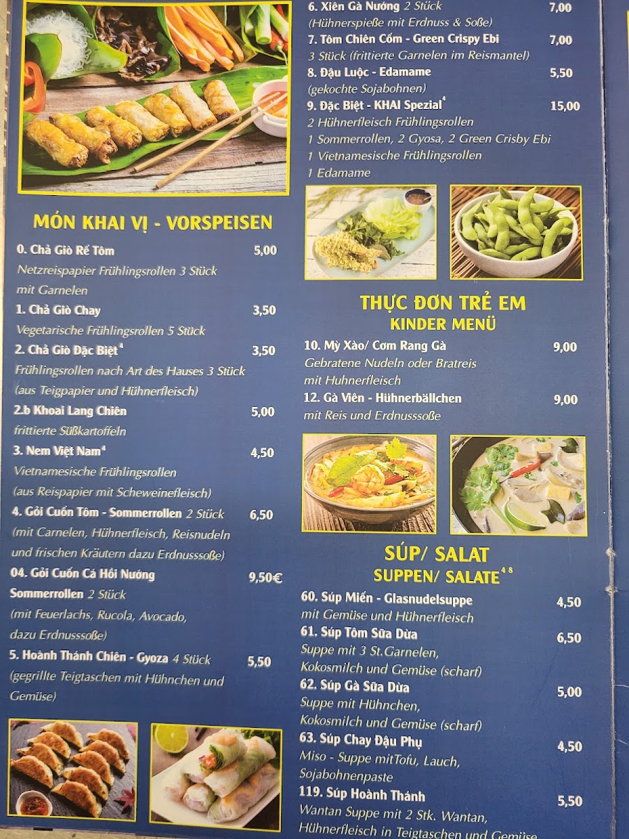 Khai Tonkin Authentic Vietnamese Restaurant Photo Menu 7