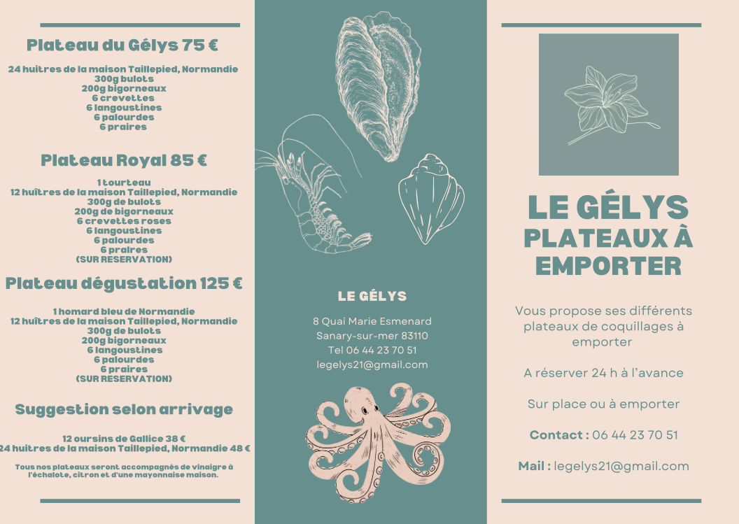Le Gélys Photo Menu 2