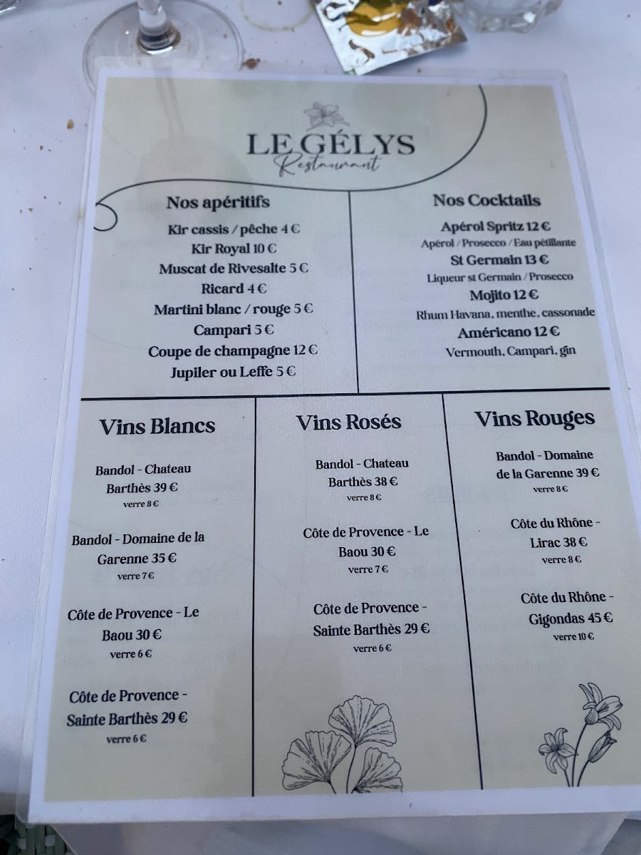 Le Gélys Photo Menu 4