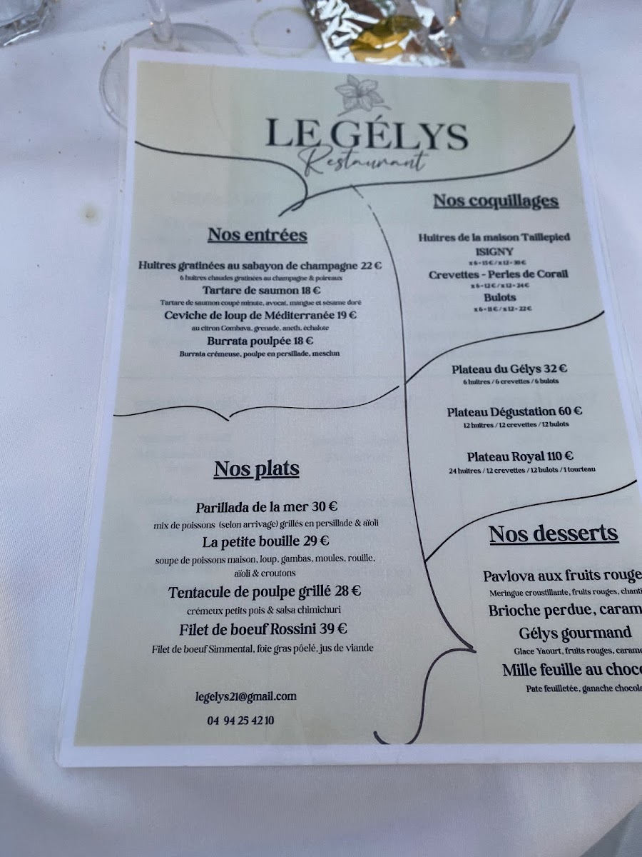 Le Gélys Photo Menu 8