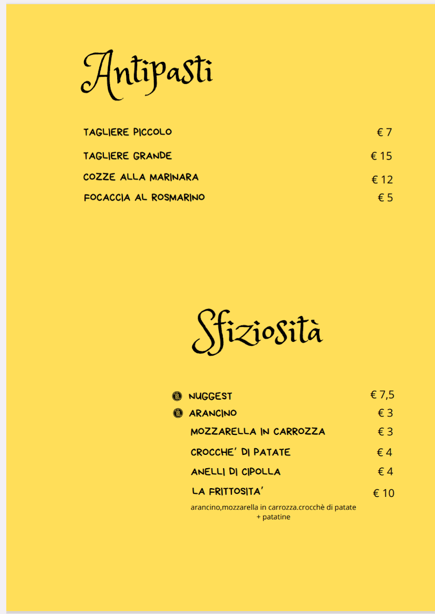 SOLE ROSSO ALBENGA Photo Menu 6