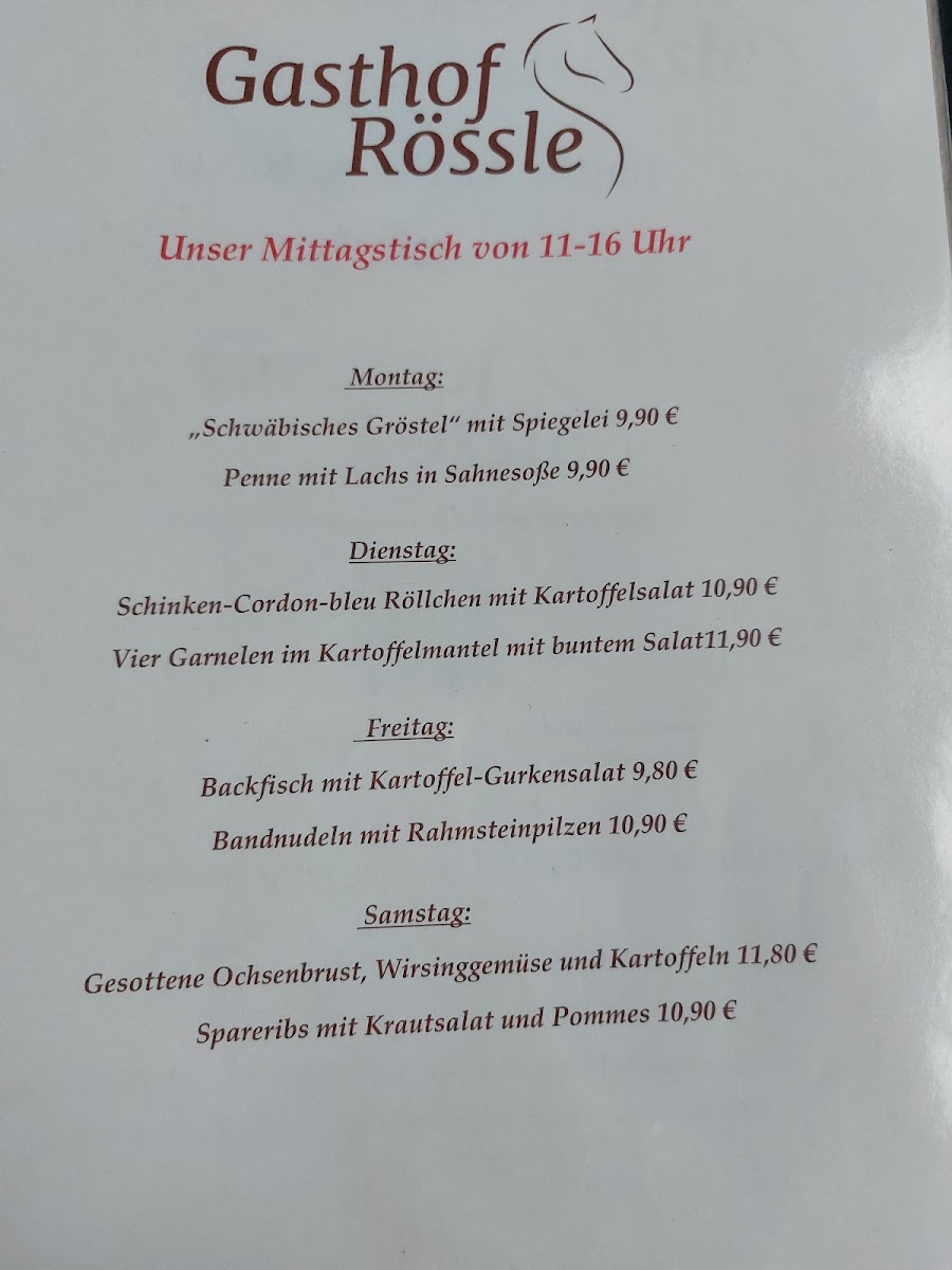 Gasthof Rößle Photo Menu 5