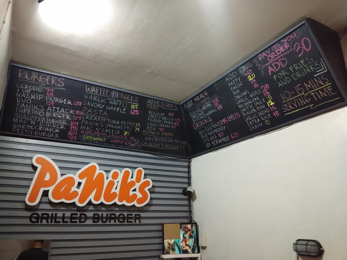 PaNik's GRILLED BURGER Photo Menu 4
