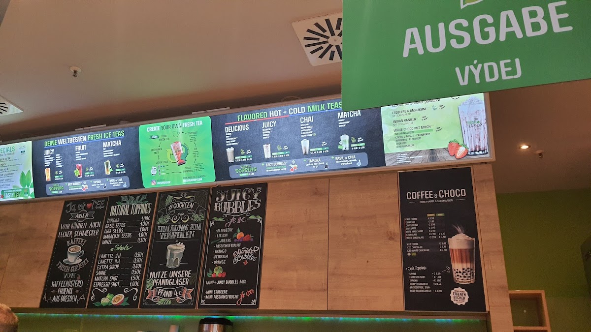 The Fresh Tea Shop Photo Menu 9
