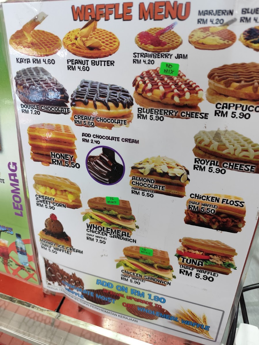 Leomag Waffle @ TF Sungai Petani Photo Menu 1