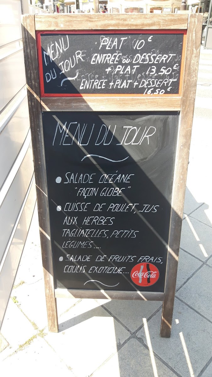 Le Globe Photo Menu 2