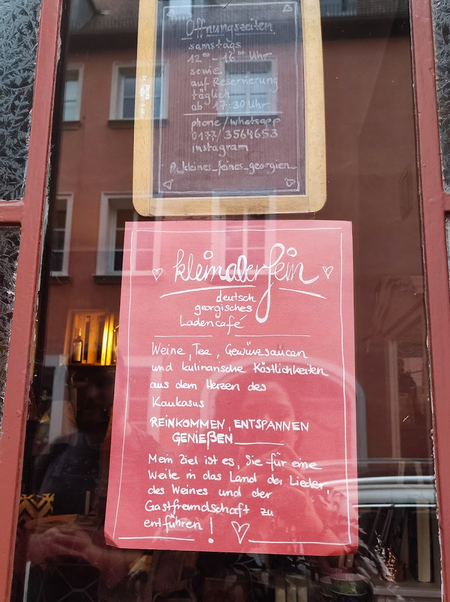 klein aber fein Photo Menu 1