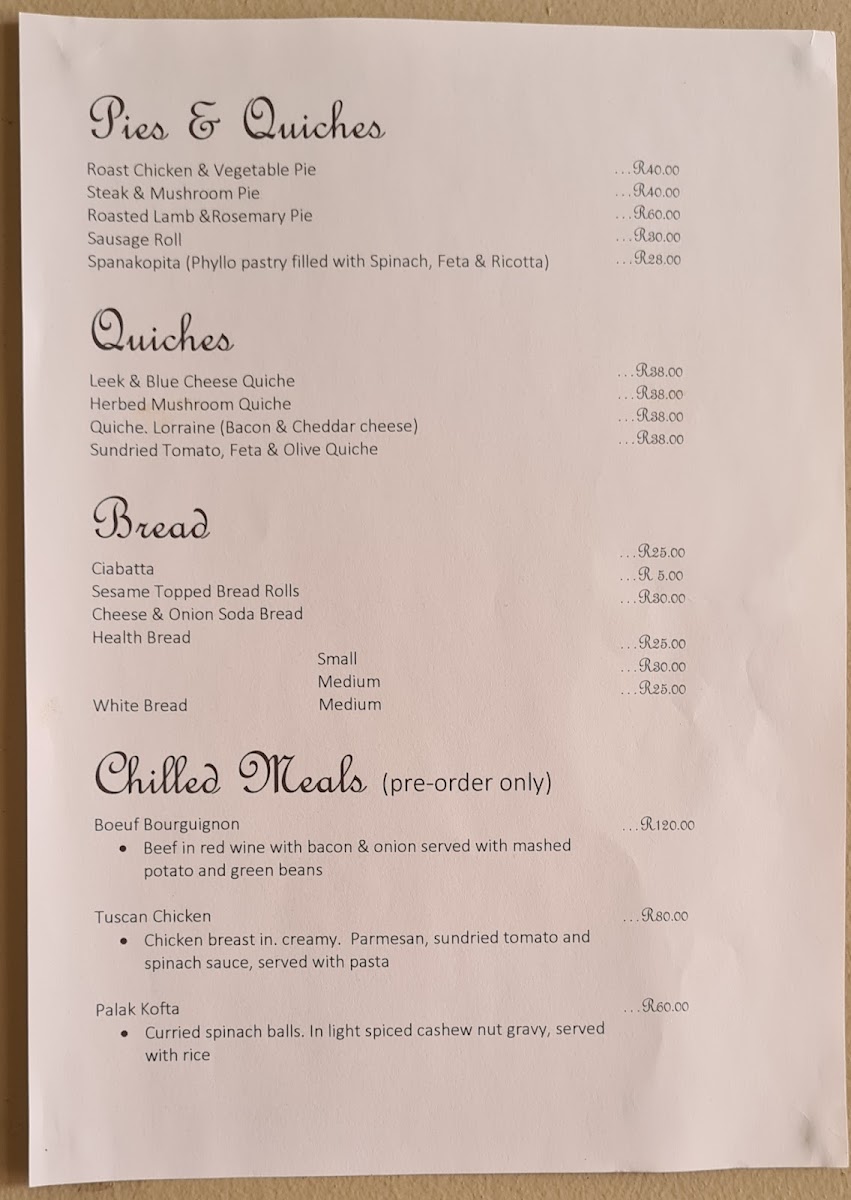 The Sweetest Thing Photo Menu 3