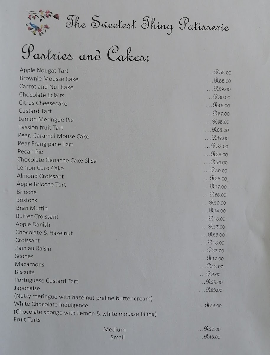 The Sweetest Thing Photo Menu 5