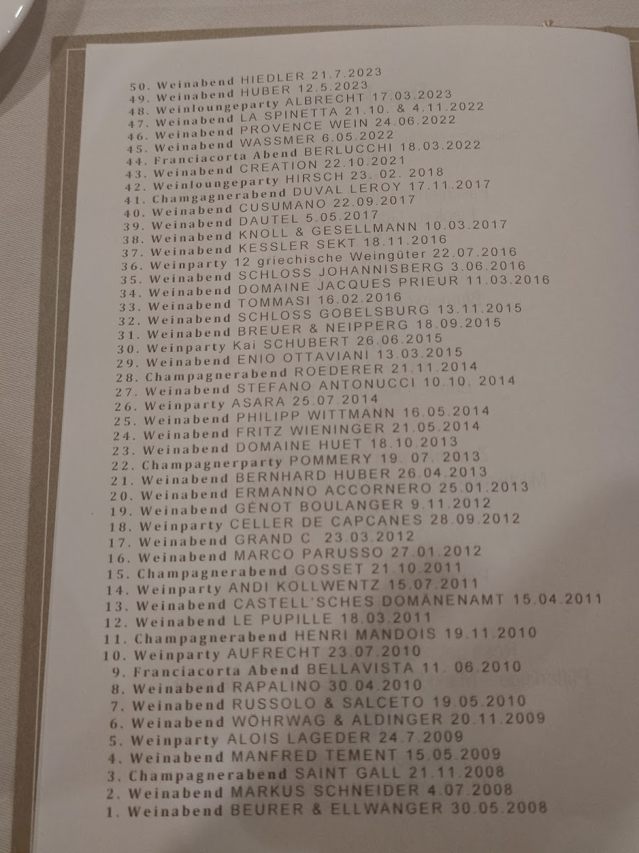 DEKRA Club Restaurant Photo Menu 1