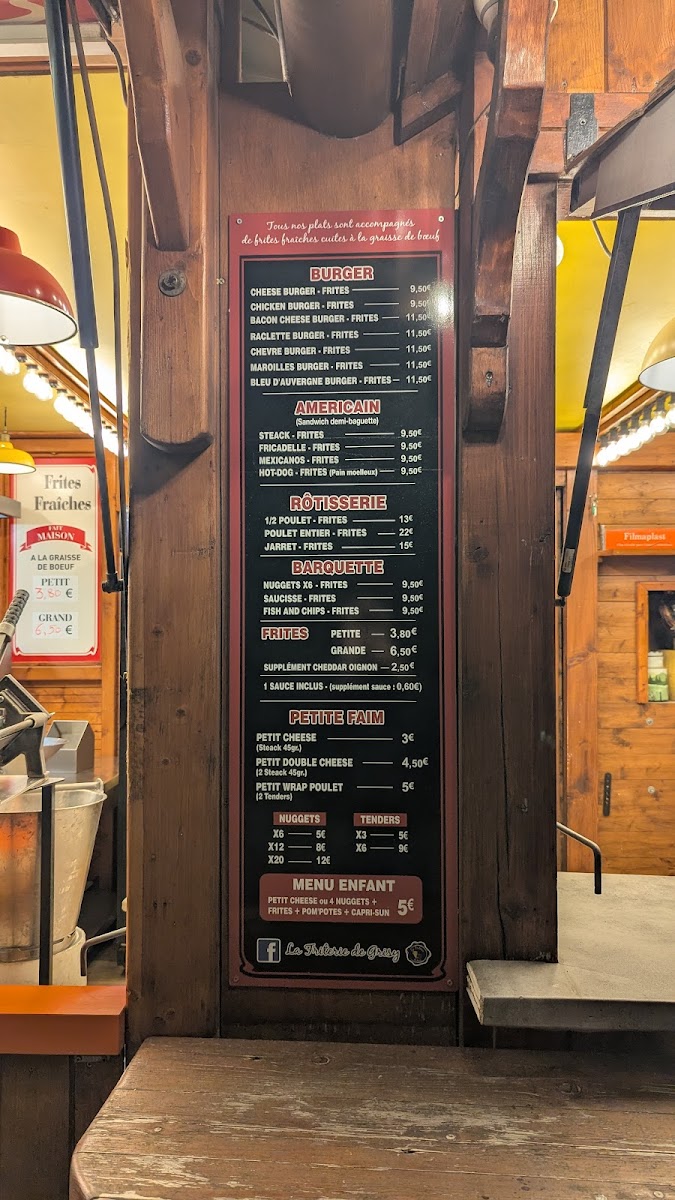 La friterie de Grisy Photo Menu 2