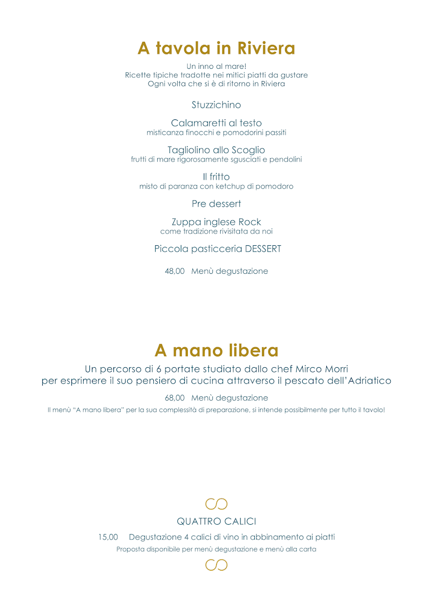 Ristorante Infinity Photo Menu 1