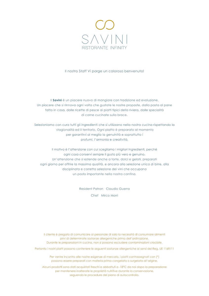 Ristorante Infinity Photo Menu 7