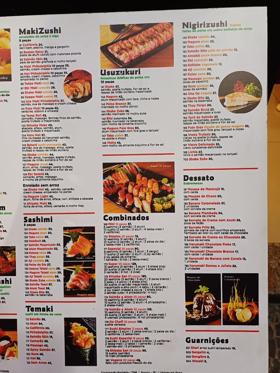 Shizaka San Photo Menu 8