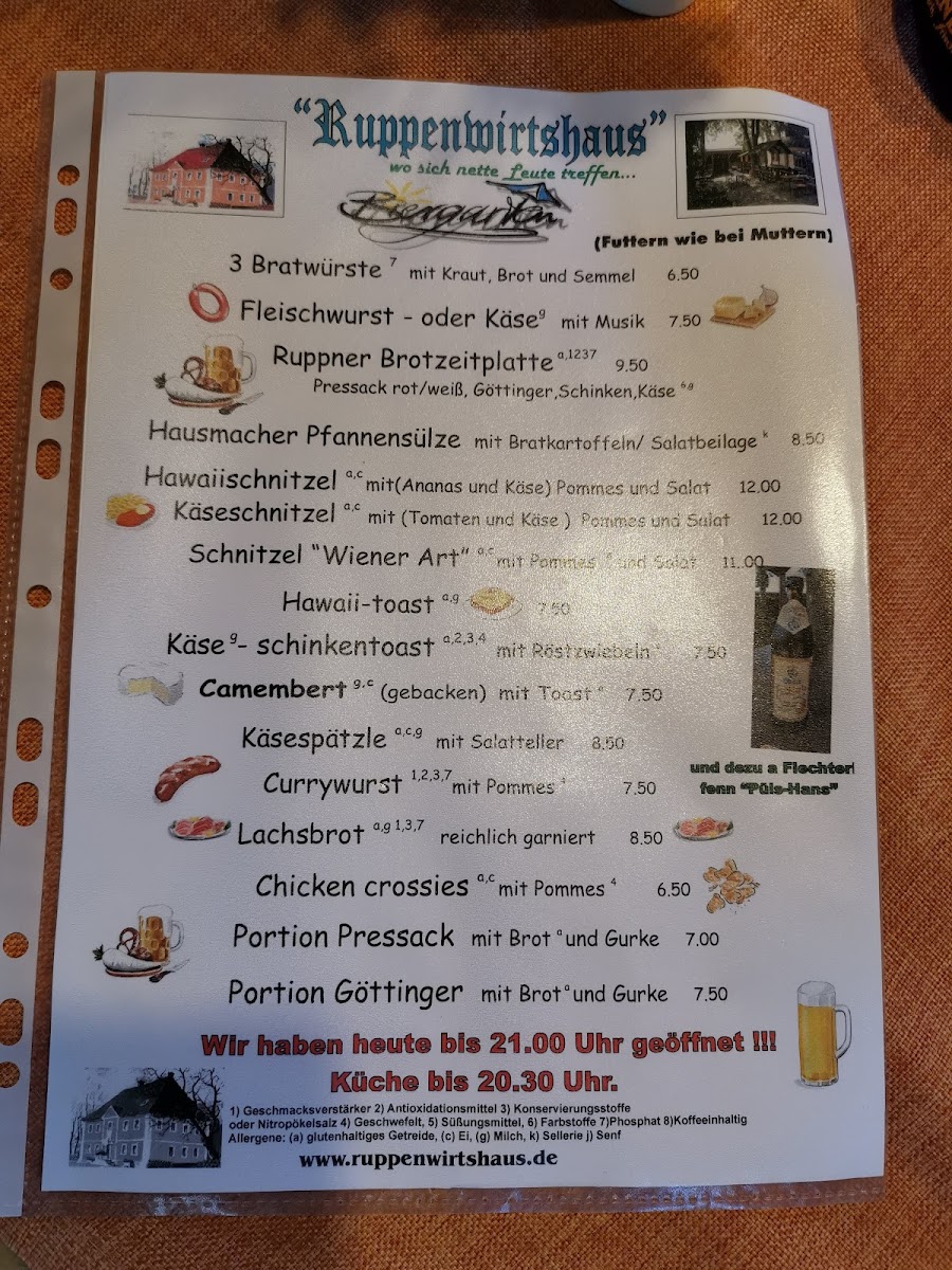 Ruppenwirtshaus Photo Menu 3