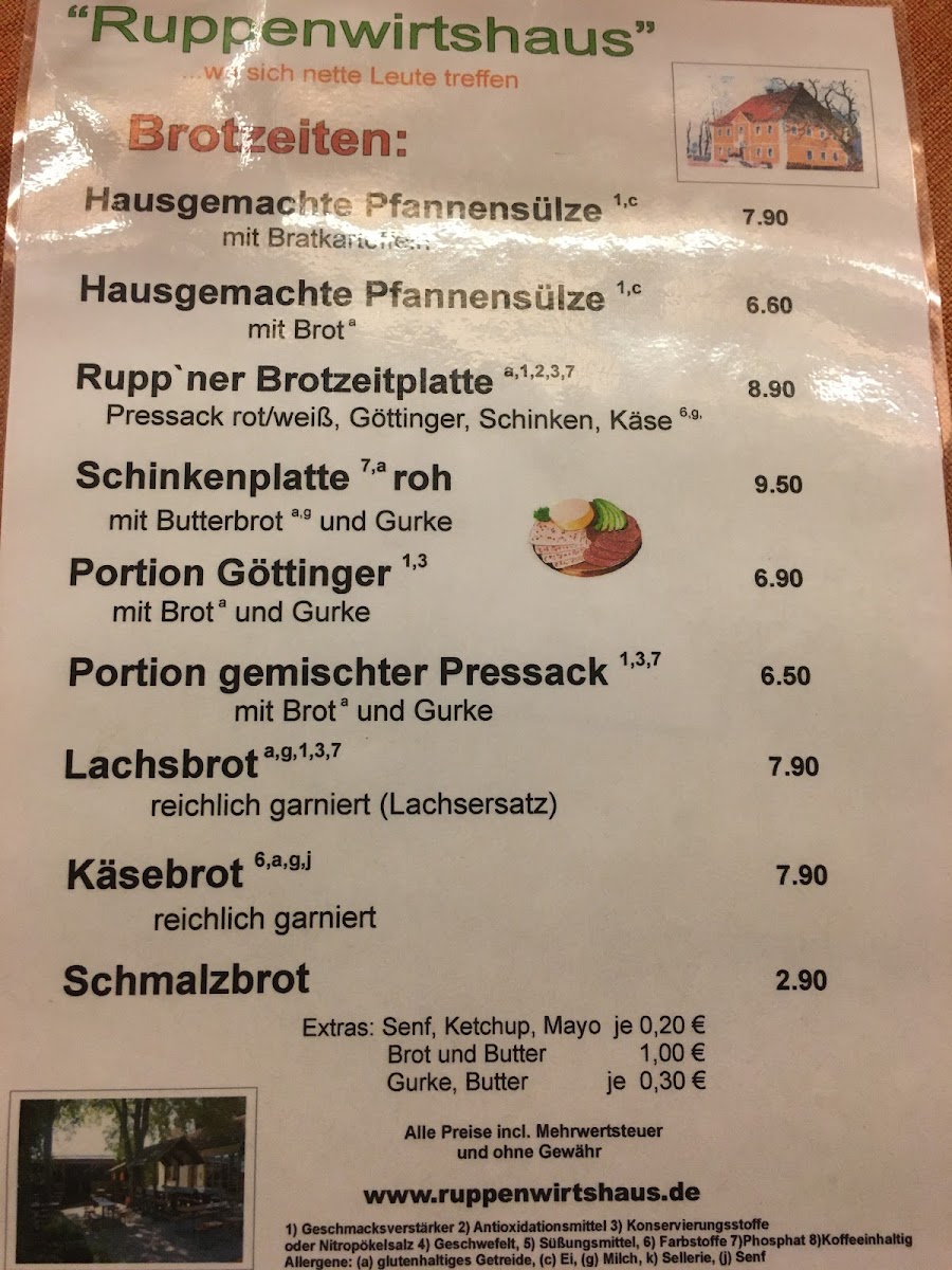 Ruppenwirtshaus Photo Menu 6