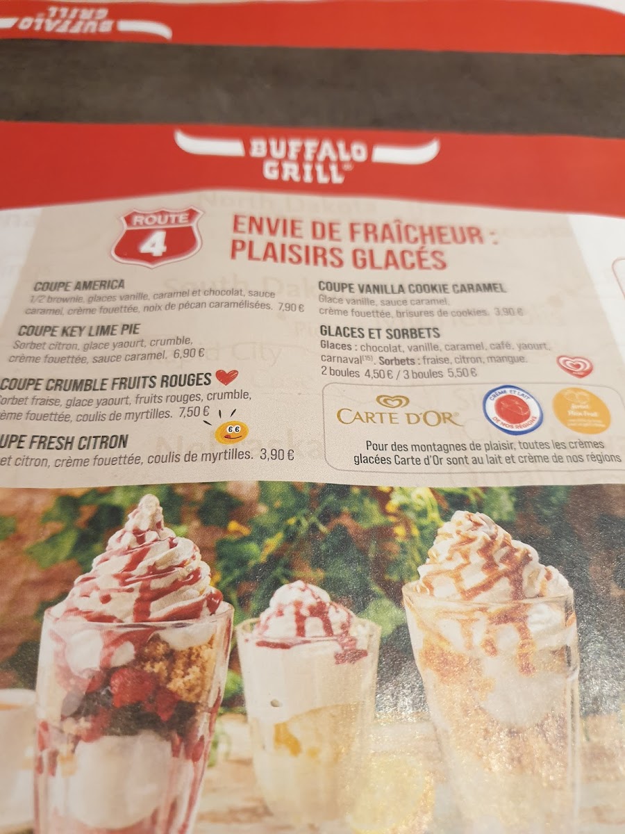 Buffalo Grill Ézanville Photo Menu 10