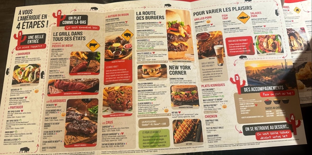 Buffalo Grill Ézanville Photo Menu 4