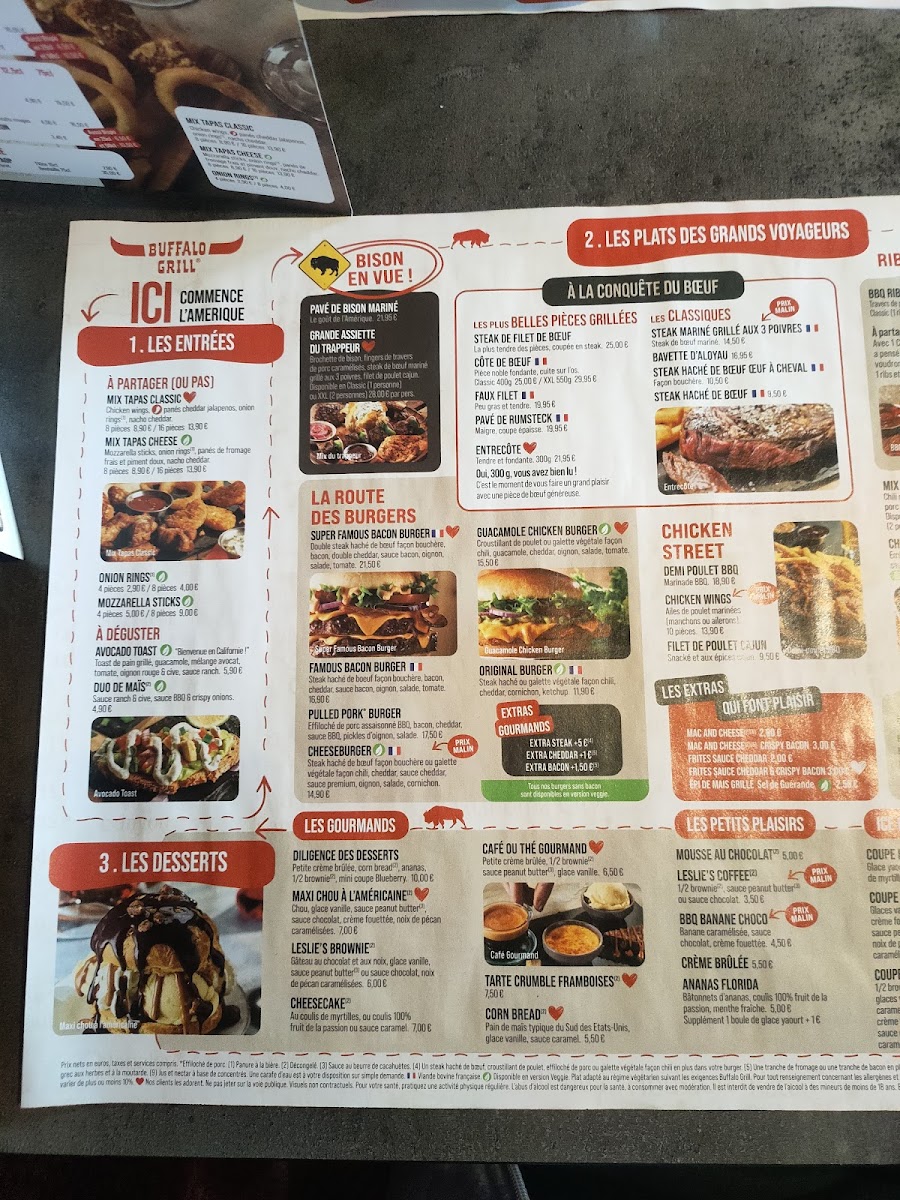 Buffalo Grill Ézanville Photo Menu 9
