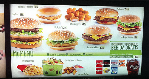 McDonald's Alisal Photo Menu 1