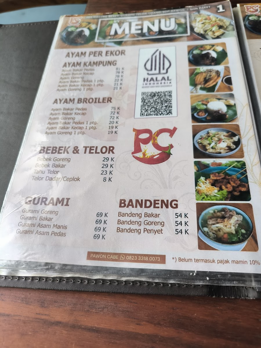 Pawon Cabe Gresik Photo Menu 10