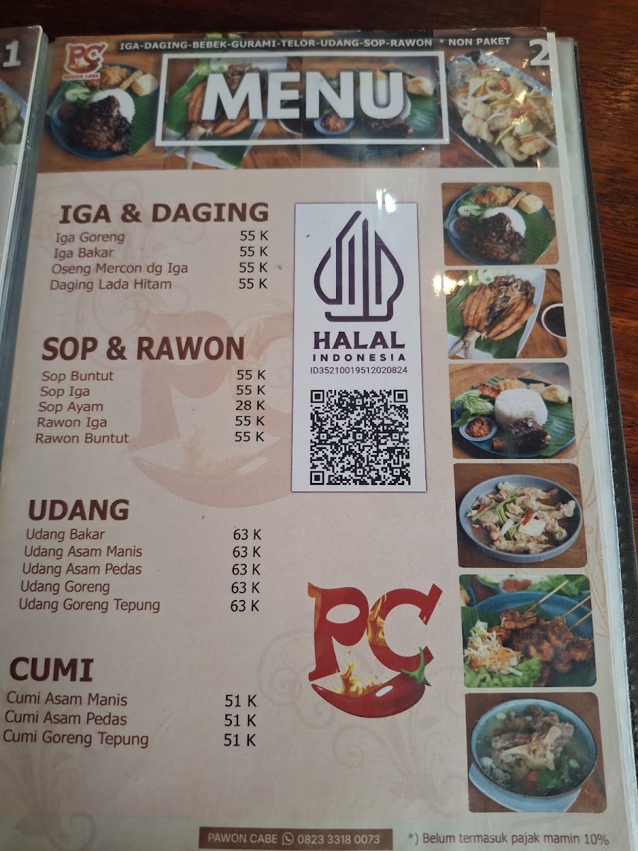 Pawon Cabe Gresik Photo Menu 3