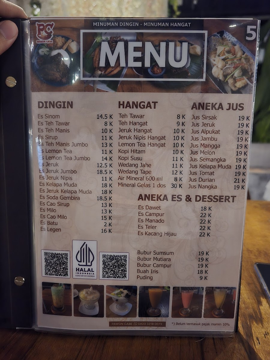 Pawon Cabe Gresik Photo Menu 8