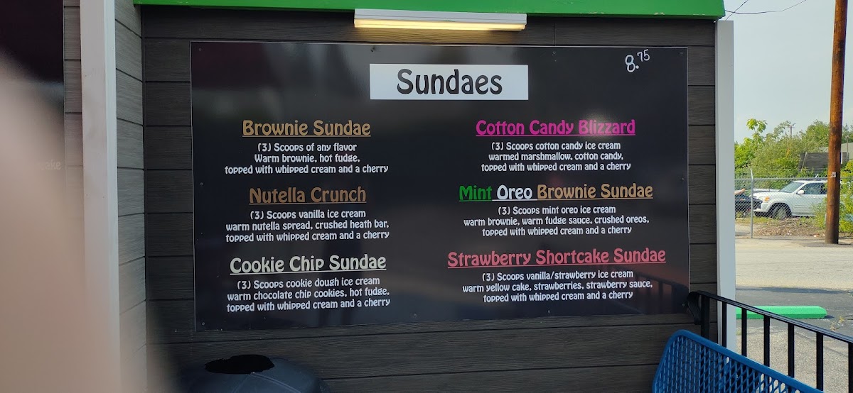 U Scream Ice Cream Photo Menu 2