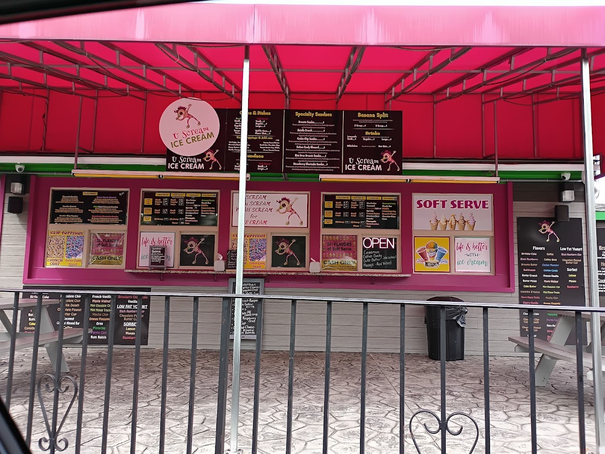 U Scream Ice Cream Photo Menu 5