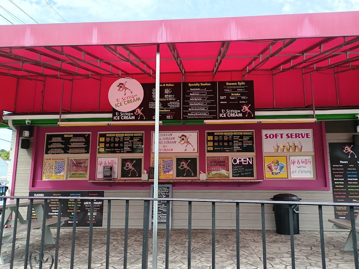 U Scream Ice Cream Photo Menu 7