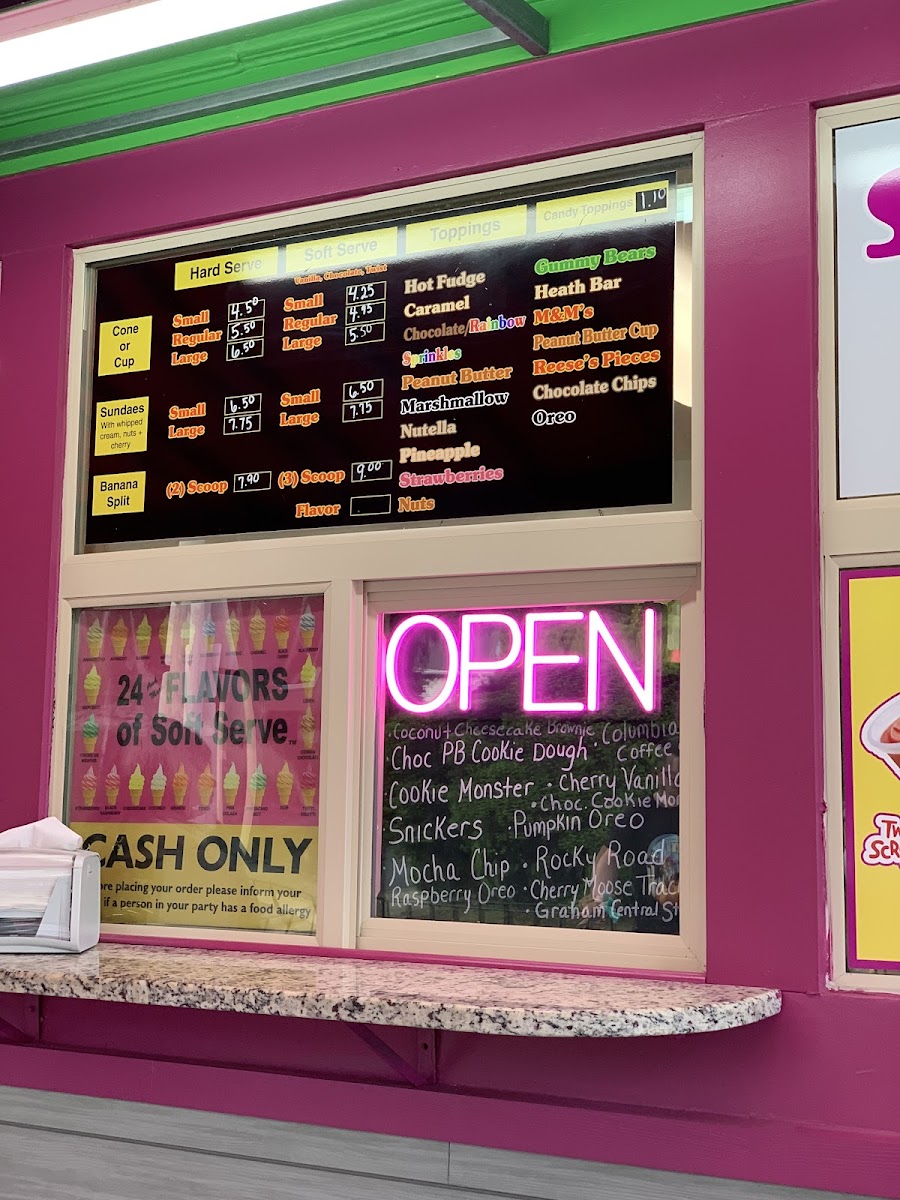 U Scream Ice Cream Photo Menu 9