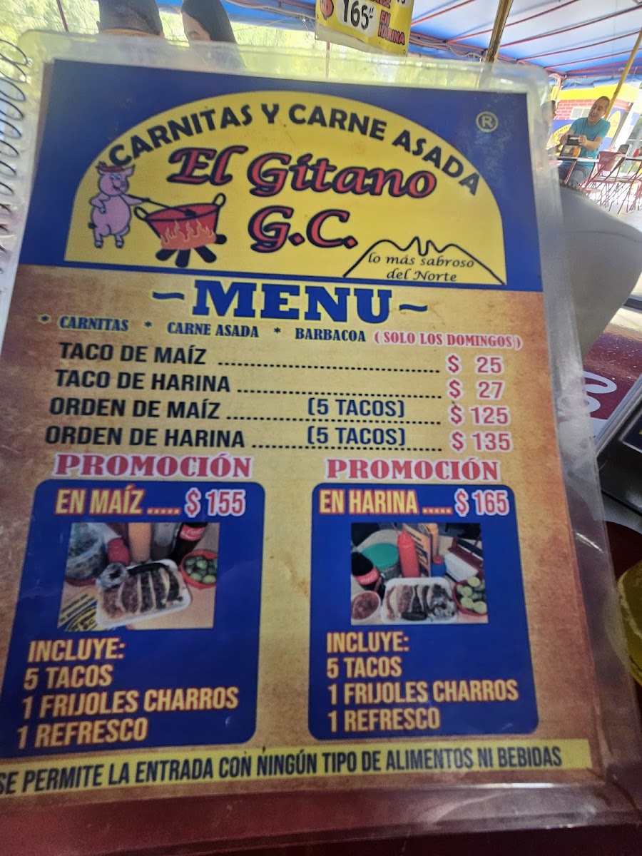 Carnitas y Carne Asada “El Gitano” GC Photo Menu 7