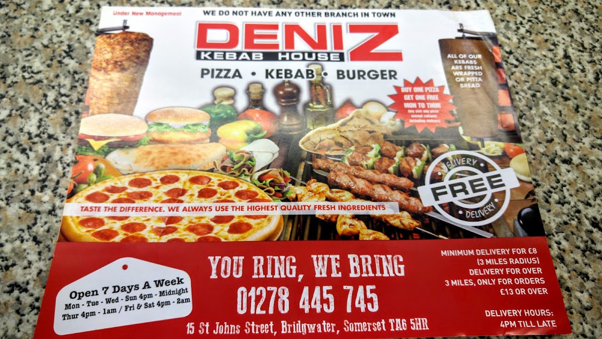 Deniz Kebab House Photo Menu 2