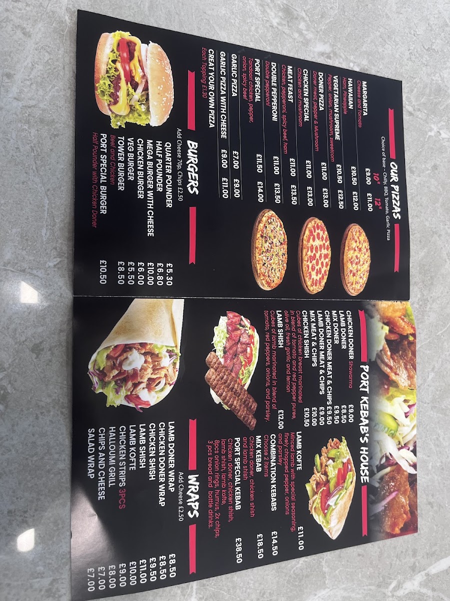 Port Kebab House Photo Menu 1