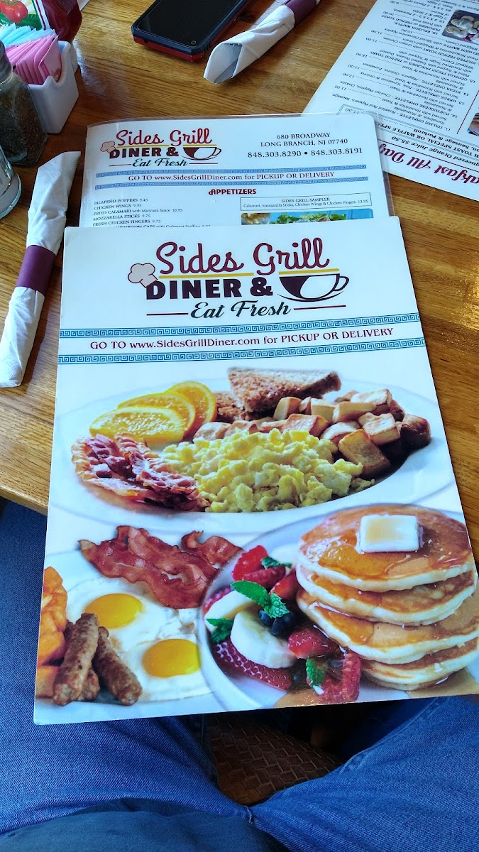 Sides Diner and Grill Photo Menu 2