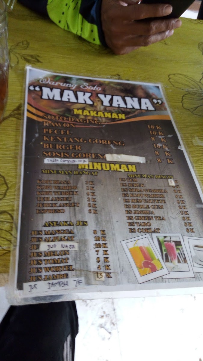 Warung Soto Mak Yana Photo Menu 4