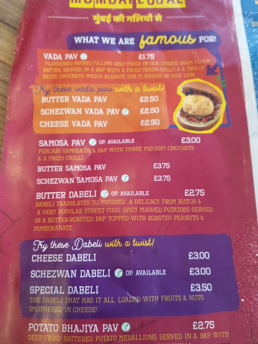 Shree Krishna Vada Pav (SKVP) - Harrow Photo Menu 10