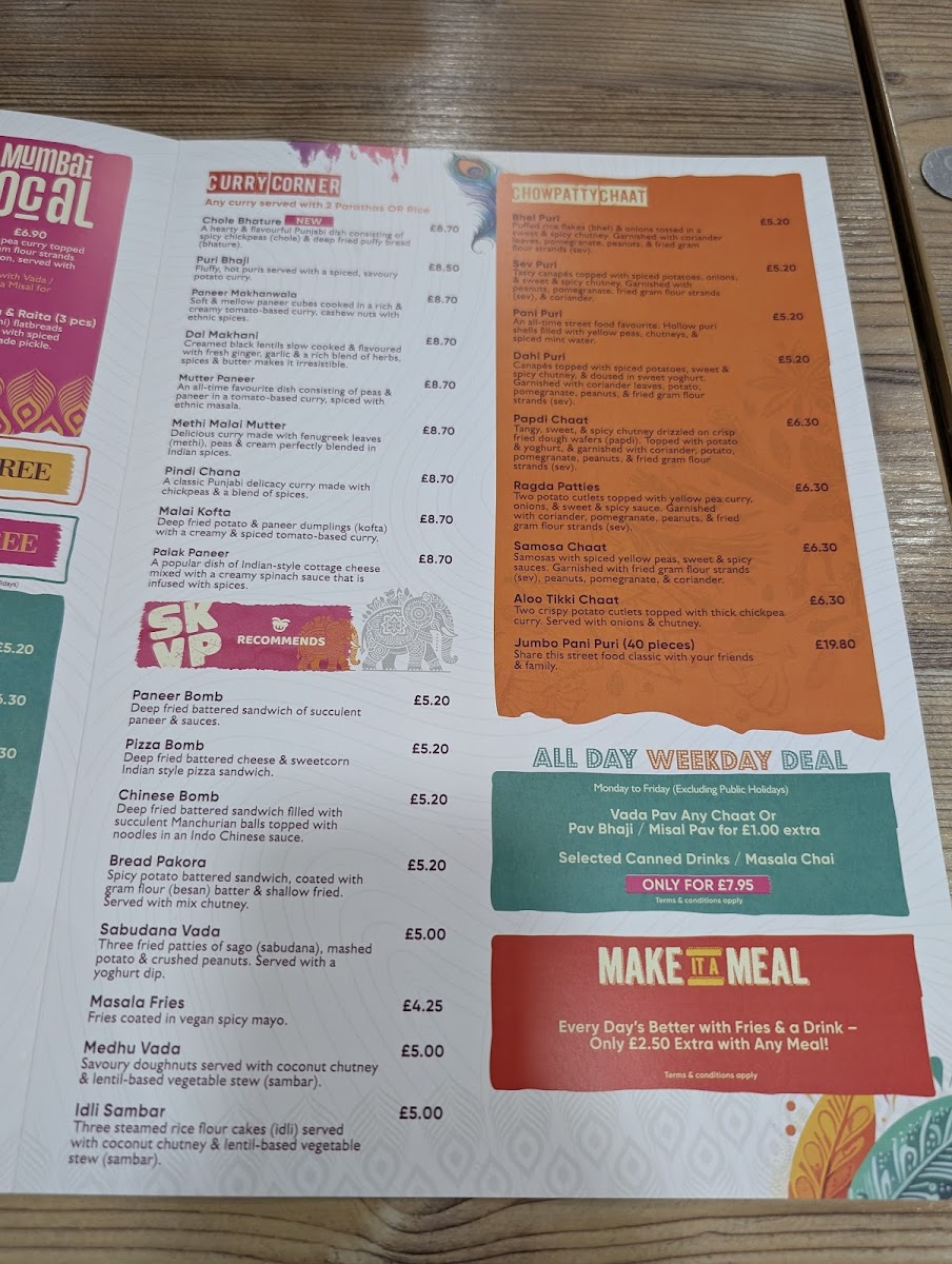Shree Krishna Vada Pav (SKVP) - Harrow Photo Menu 5