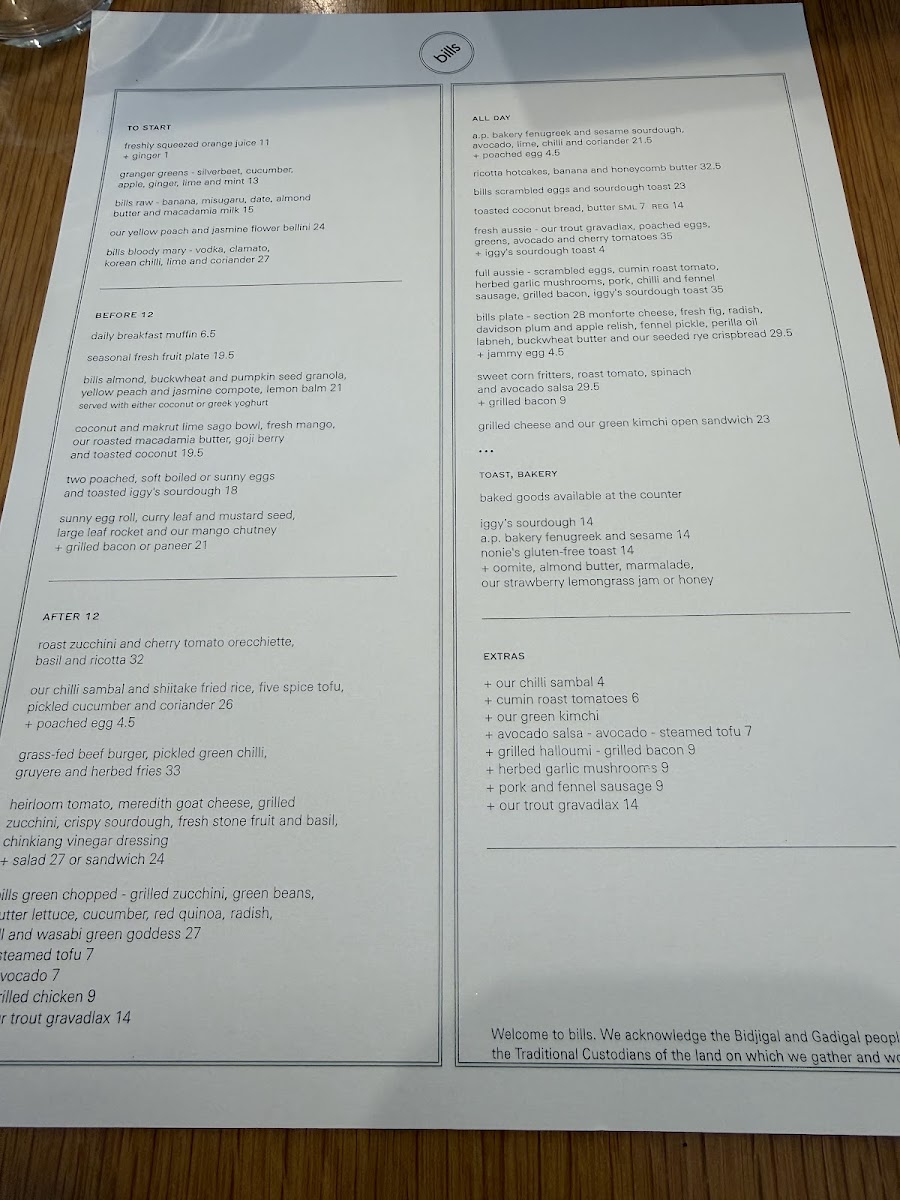 bills Photo Menu 10