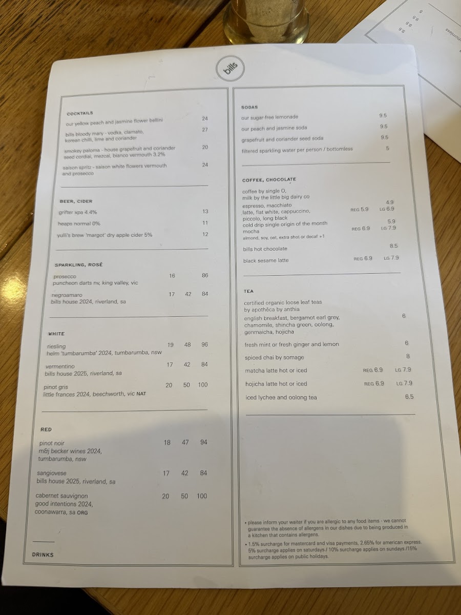 bills Photo Menu 7