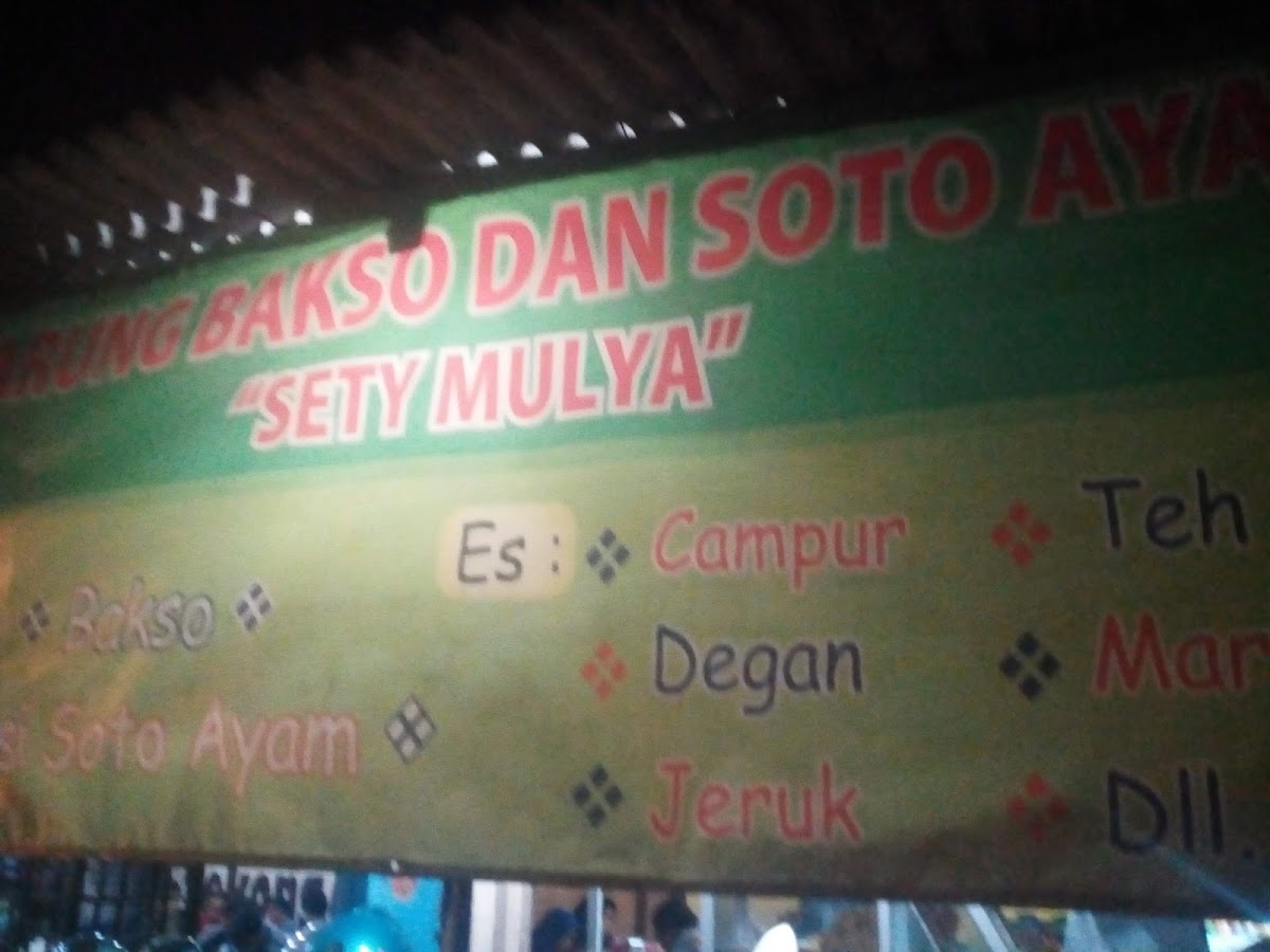 Warung Bakso dan Soto Ayam Sety Mulya Photo Menu 3
