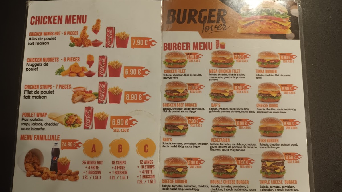 Chicken team Photo Menu 2