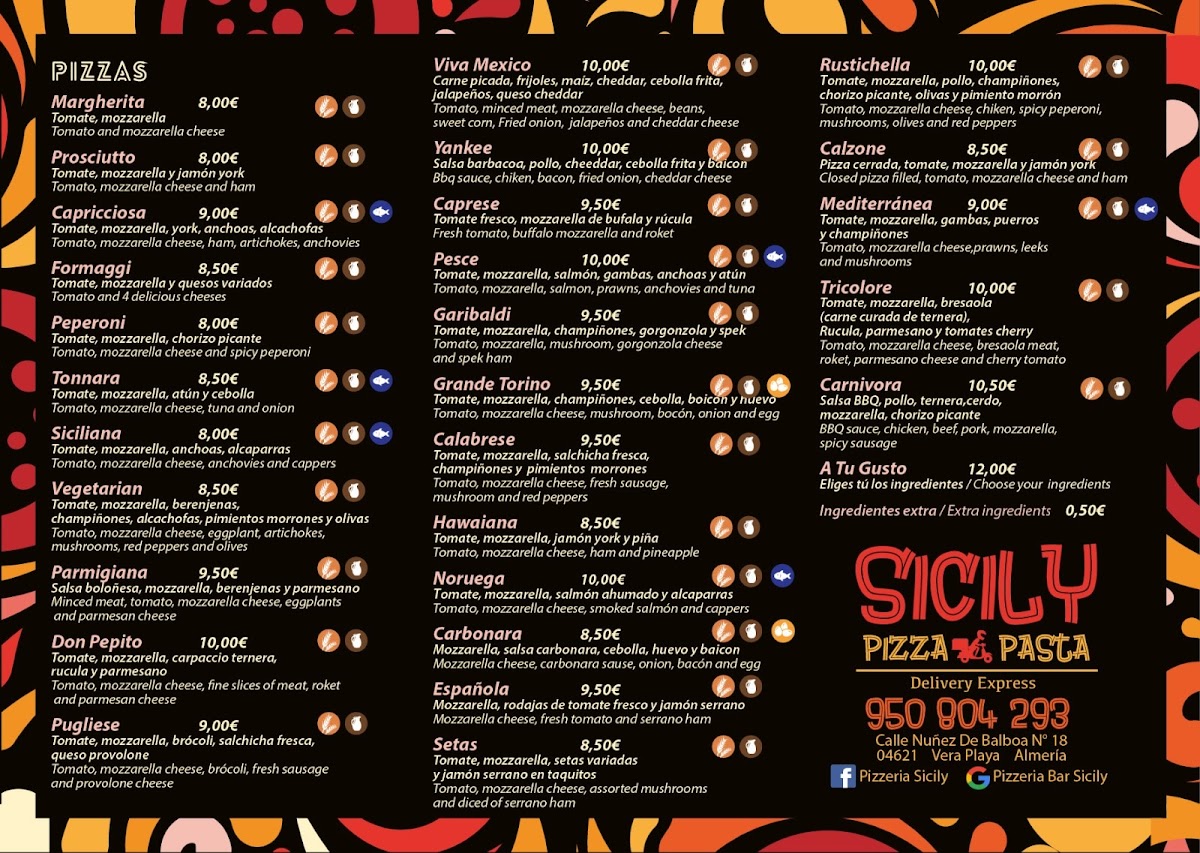 Pizzeria Bar Sicily Photo Menu 2