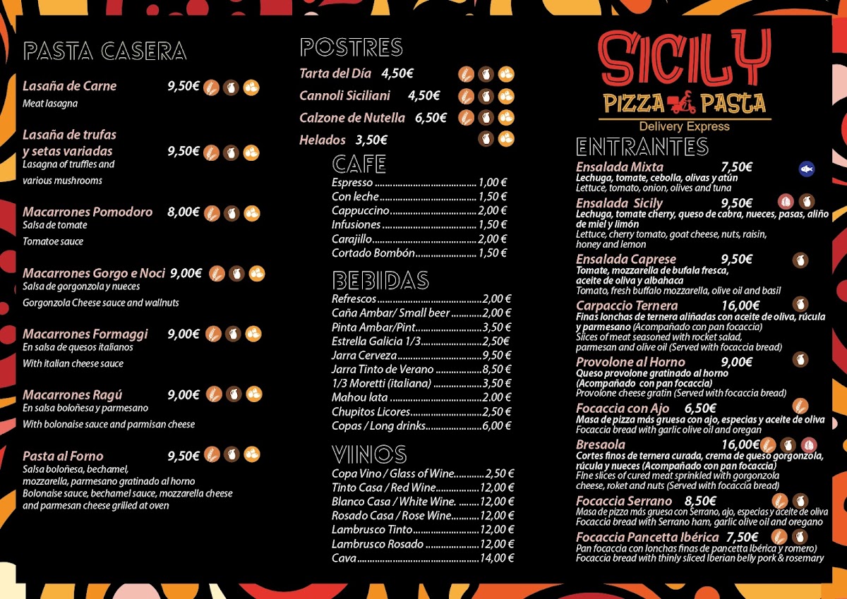 Pizzeria Bar Sicily Photo Menu 3