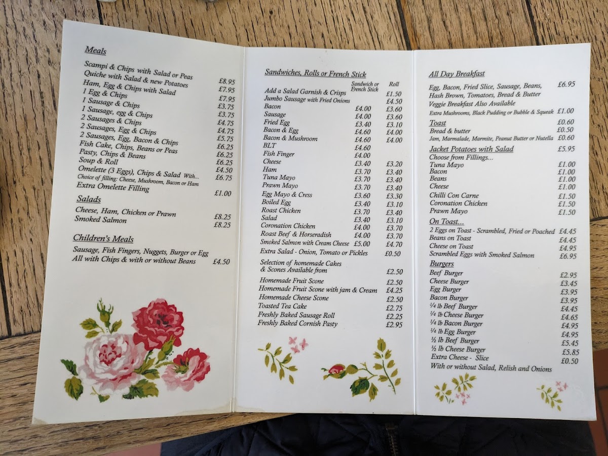 The Old Market Cafe Photo Menu 1