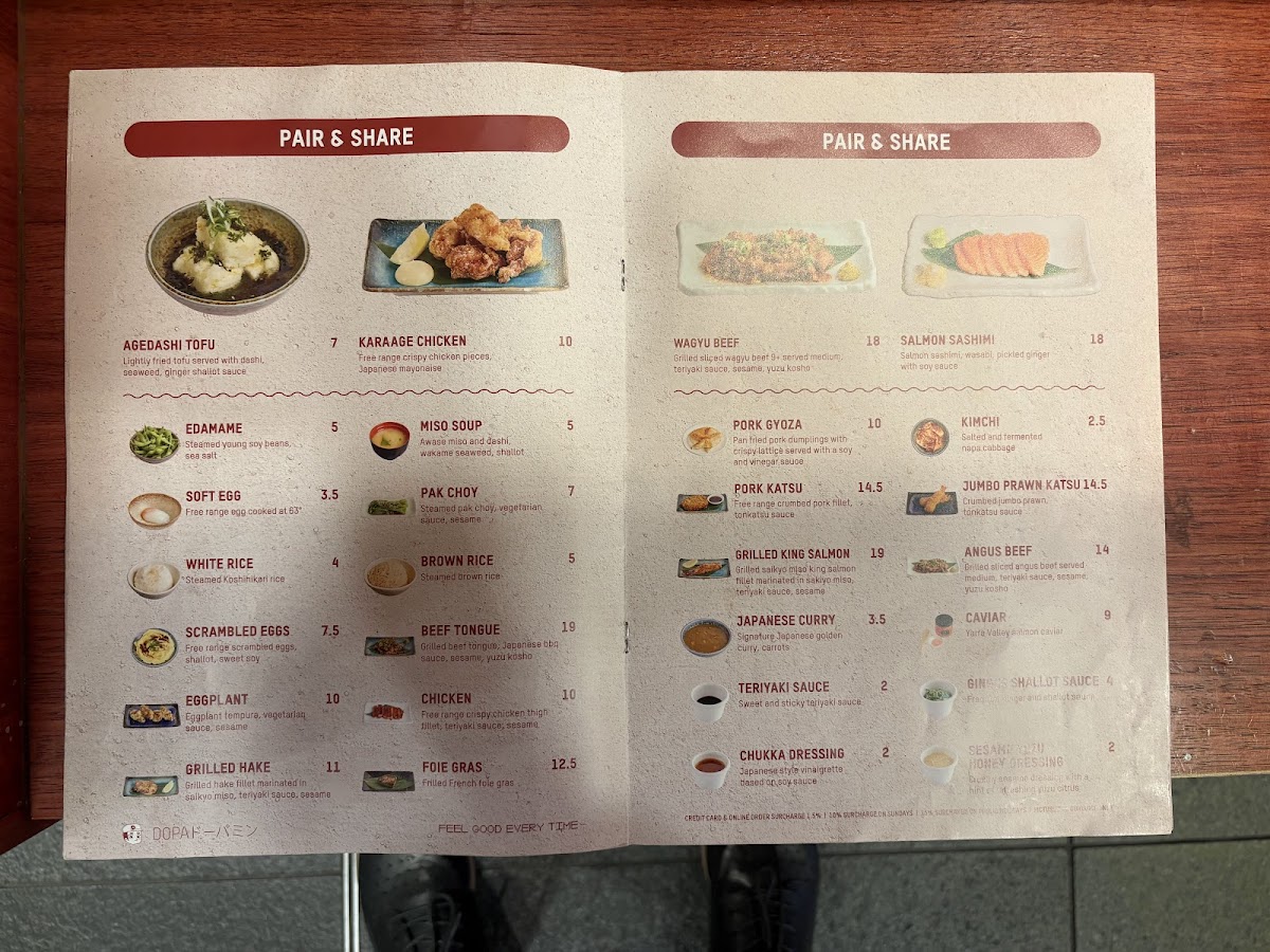 Dopa Donburi and Dessert - Regent Place Photo Menu 5